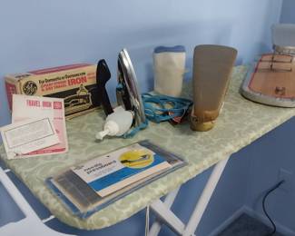 Vintage Ironing Products/ Modern Full Size Ironing Board