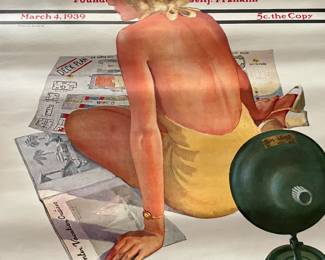 Saturday Evening Post Newsstand Original Posters Circa 1930s and 1940s