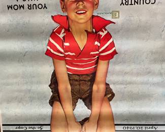 Saturday Evening Post Newsstand Original Posters Circa 1930s and 1940s