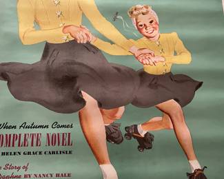 Saturday Evening Post Newsstand Original Posters Circa 1930s and 1940s