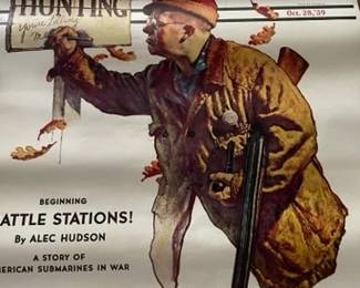 Saturday Evening Post Newsstand Original Posters Circa 1930s and 1940s