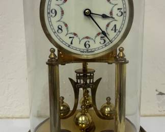 Kundo Mantle Clock With Key, Made In Germany