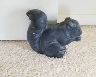 Squirrel doorstop