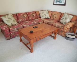 Couch; coffee table