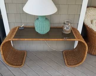 Wonderful wicker table