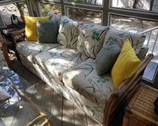 Rattan sofa