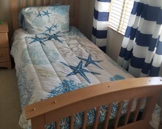 Twin bedroom set: two beds
