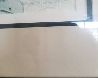 Signed & numbered 42/450 Lobster Boy lithograph by Len Garon