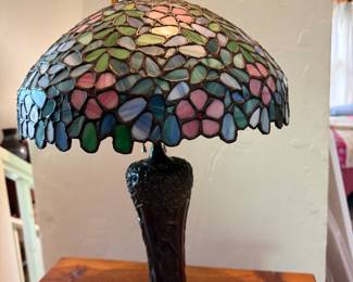 Antique Handel Stain Glass Lamp