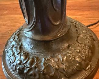 Base of Handel Stain Glass Lamp