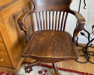 Library Chair from the Old Joplin Library