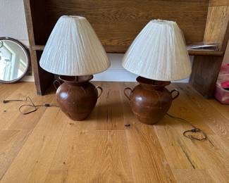 Mexican Brass Lamps