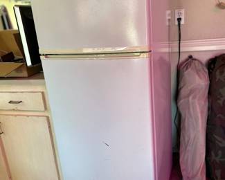 Small refrigerator.