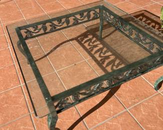 Outside coffee table.