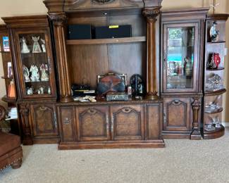 Very nice, large entertainment center.