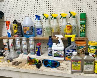Cleaning supplies.