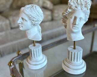 Sculptures.