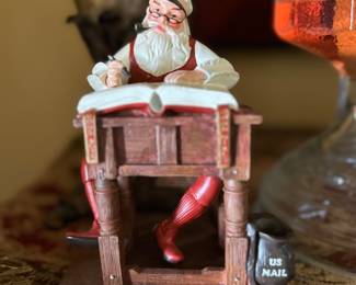 Santa at work.