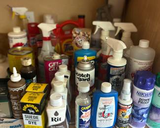 Cleaning supplies.