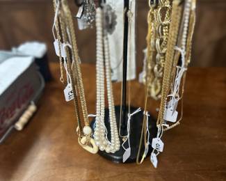 More costume jewelry.