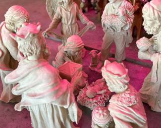 Large Nativity scene.