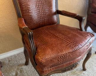 Set of beautiful accent chairs.