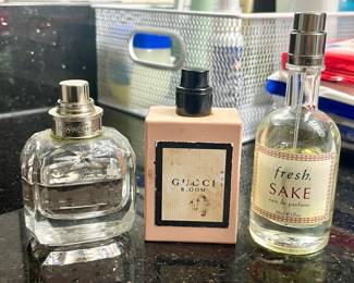Gucci Bloom, YSL Mon Paris & Fresh Sake perfume