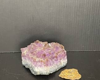 Amethyst crystal cluster