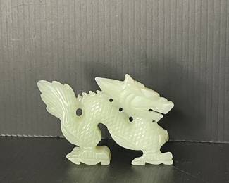 Carved Dragon jade jadite