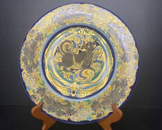Bjorn Wiinblad Rosenthal Limited Edition Plate 1982 Year Of The Dog