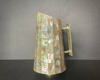 Inlay abalone pitcher