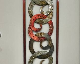 Metal wall hanging