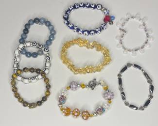 Natural stone bracelets 