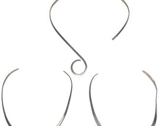 Sterling silver collar necklaces 