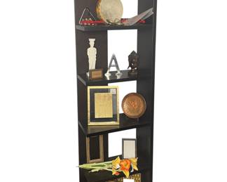 Contemporary Corner display bookshelves (2)