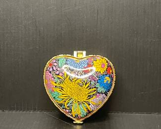 Floral trinket box