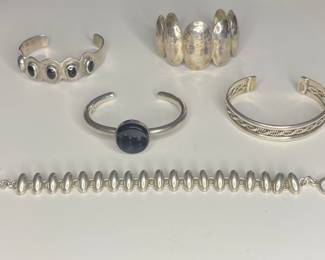 Sterling silver bracelets 
