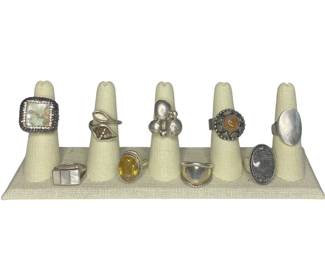 Sterling silver rings 