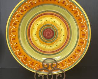 Pier One painted plate