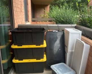 Large collection of storage solutions & bins