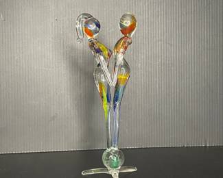 Art glass sculpture