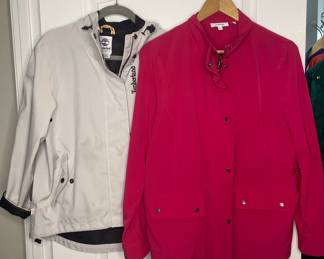 Timberland & Chicos rain coats