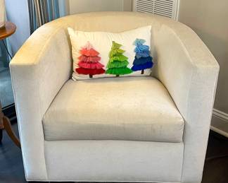 Upholstered club chair