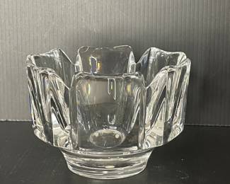 Orrefors Corona crystal bowl