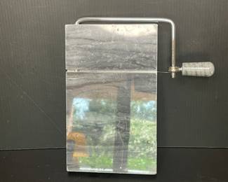 Marble cheese board slicer