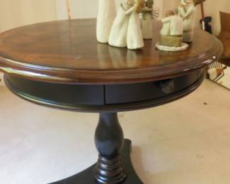 round table with drawer