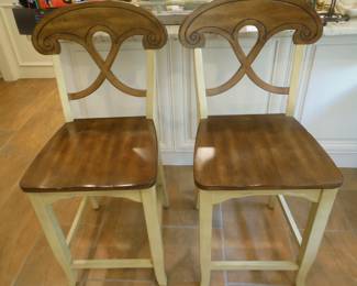 pair bar stools