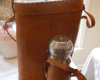 mate drink cup and leather case