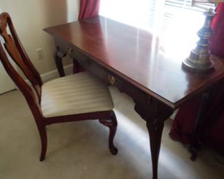 desk and chair