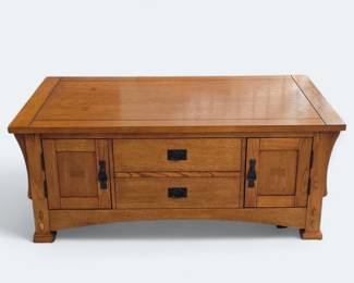 Solid Oak Coffee Table 